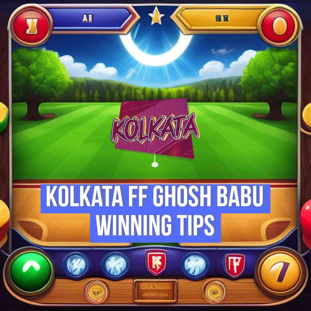 Kolkata ff Ghosh Babu winning Tips Today : 100% Success with us